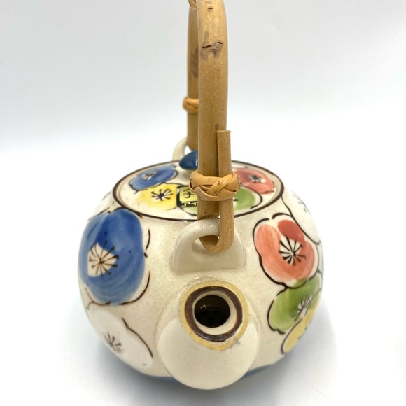 Vintage Ceramic Teapot and Two Tea Cups Floral
Colorful. - Picture 12 of 13